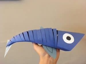 Easy Paper Fish Craft for Kids - Out Upon the Waters