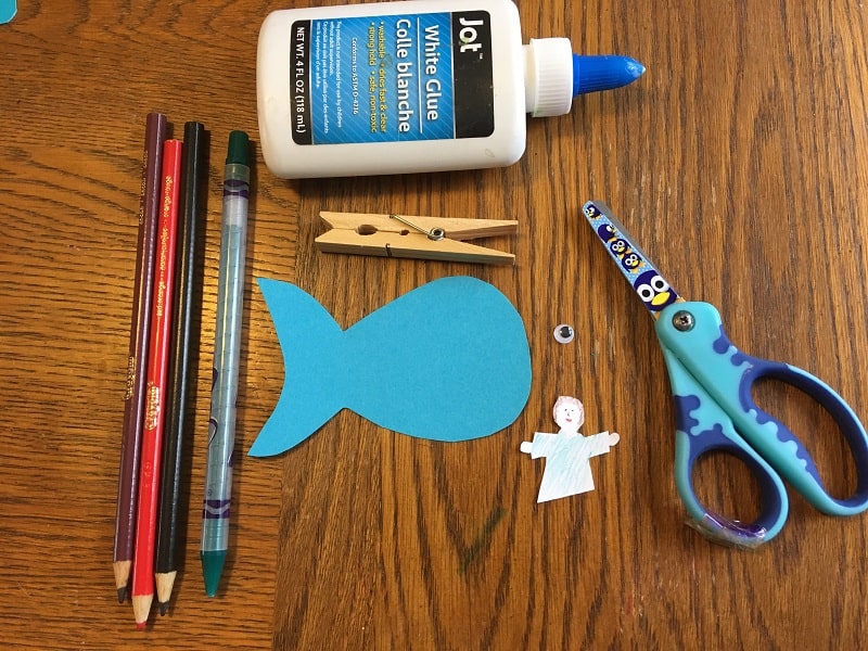 jonah and the whale craft materials