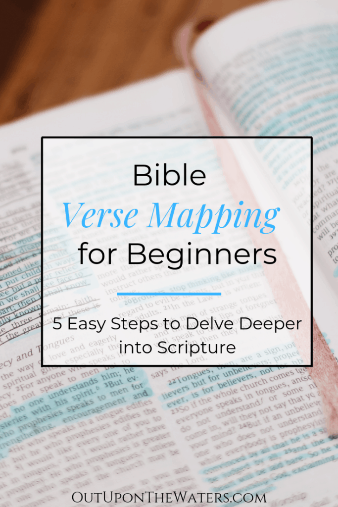 How to Do Bible Verse Mapping - Out Upon the Waters