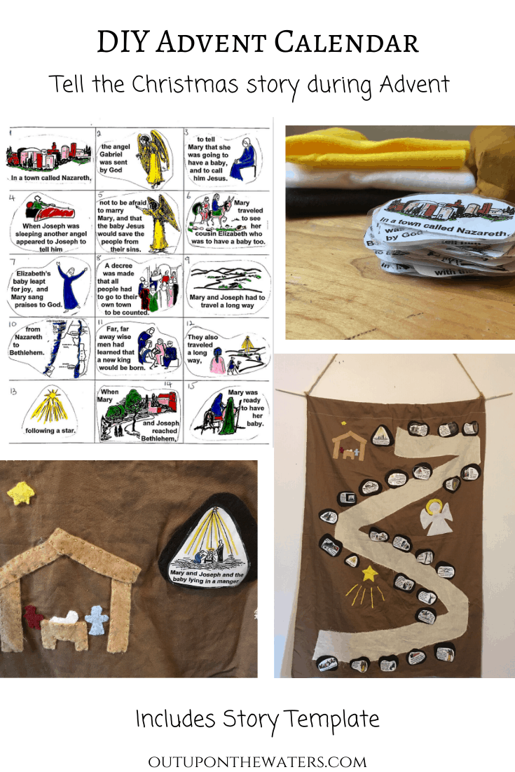 DIY Christmas Story Advent Calendar - Out Upon the Waters