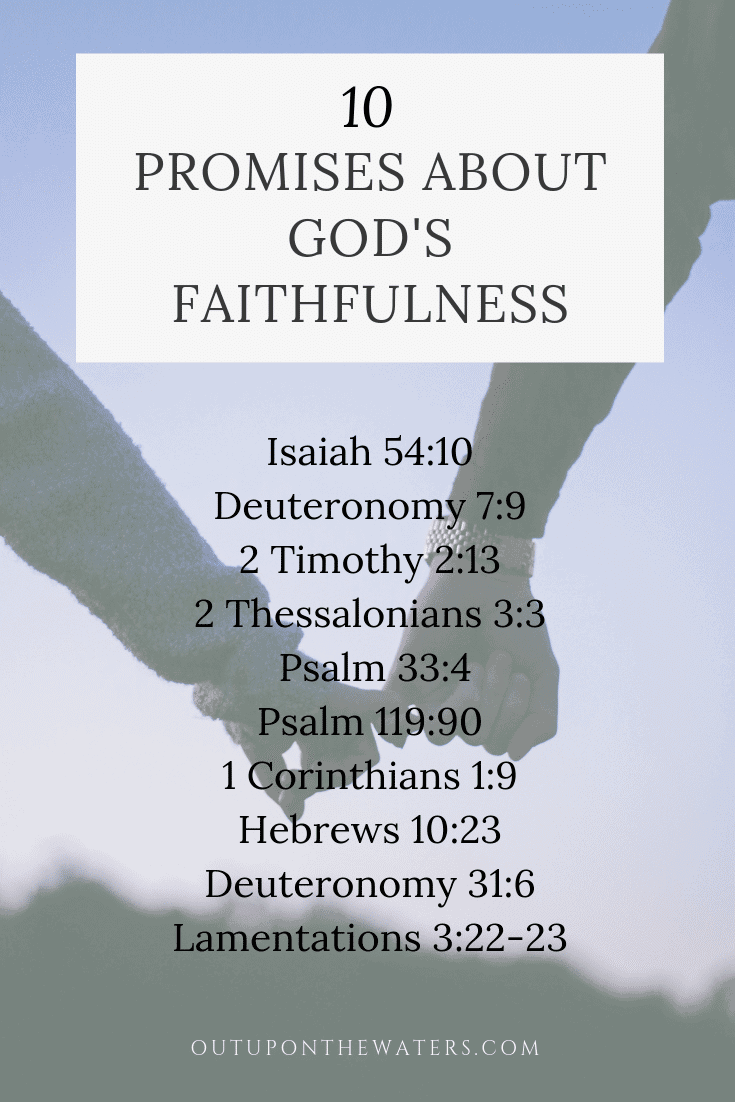 10 Promises about God's Faithfulness from Scripture