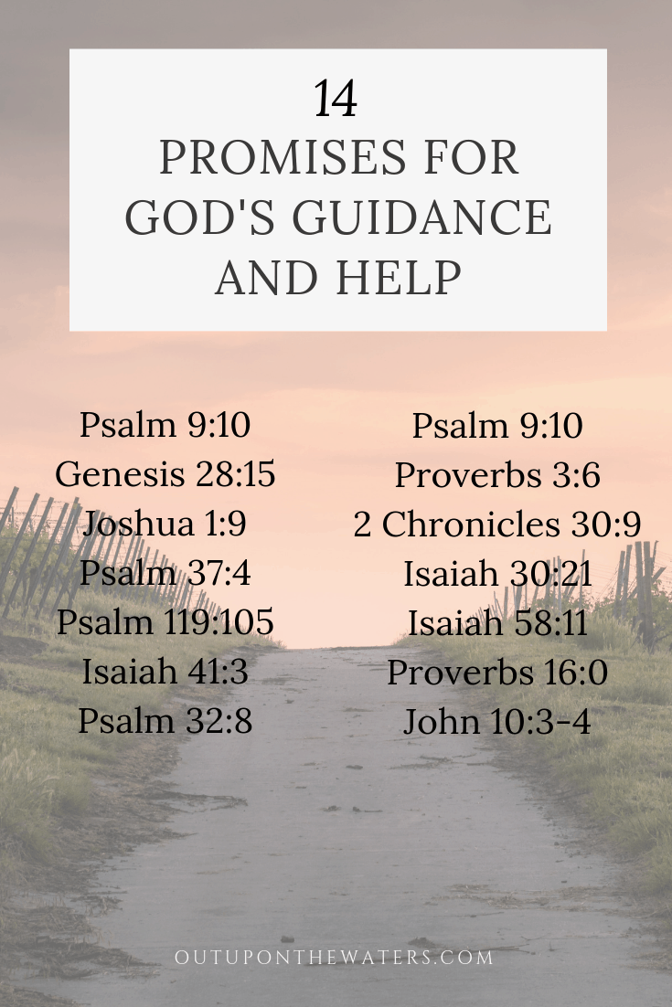 Bible verses about God's guidance