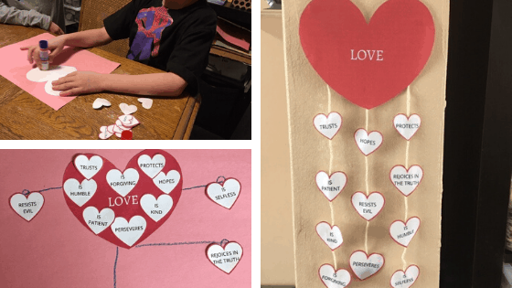 Valentines Day Christian craft for kids