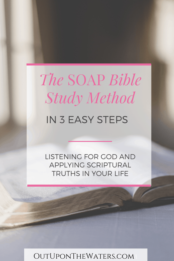 how to do the soap Bible study method