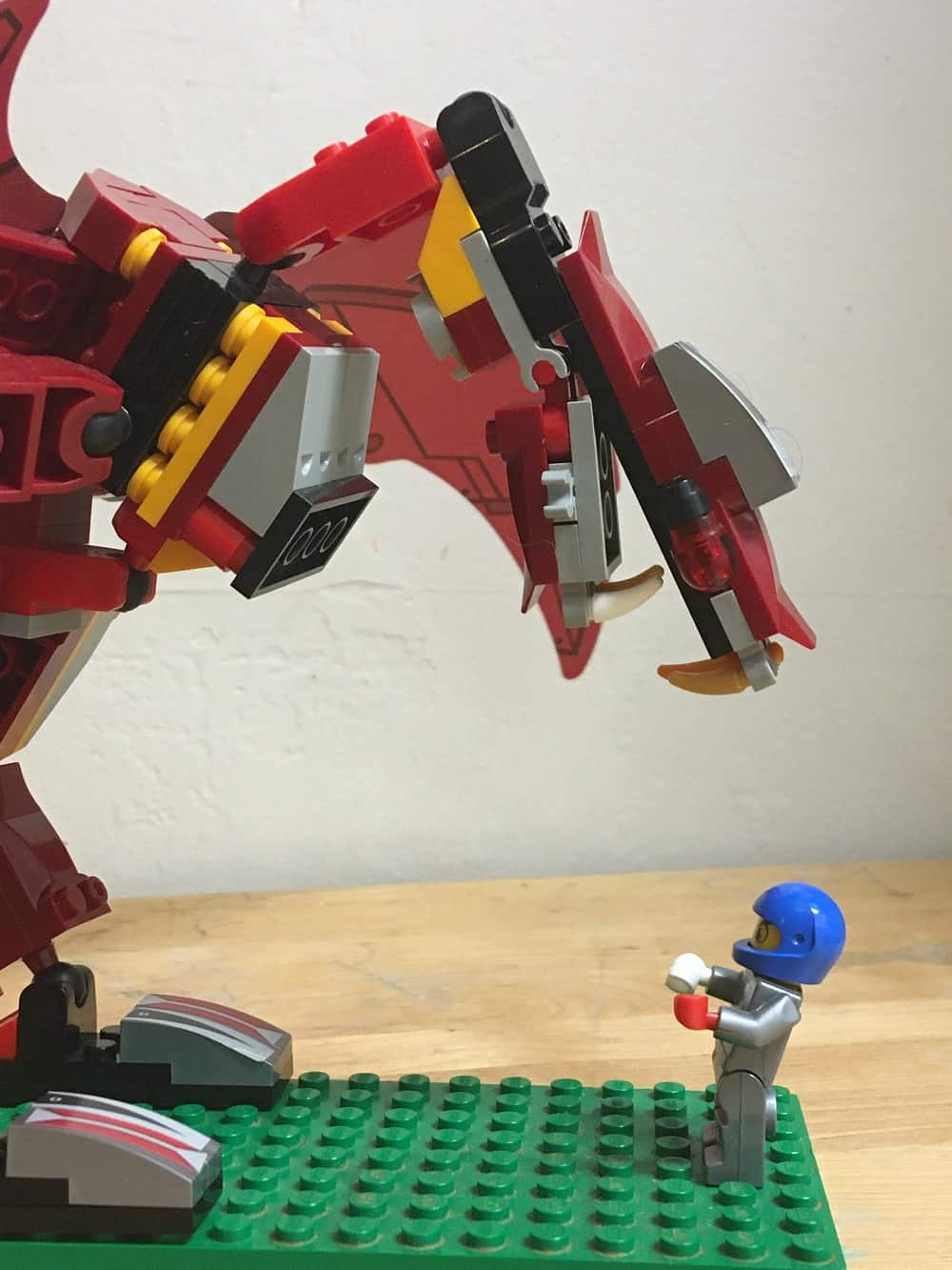 David and Goliath in Lego