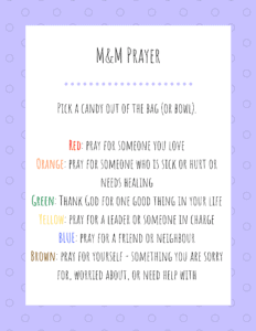 The Skittles Prayer + Other Candy Prayers for Kids - Out Upon the Waters