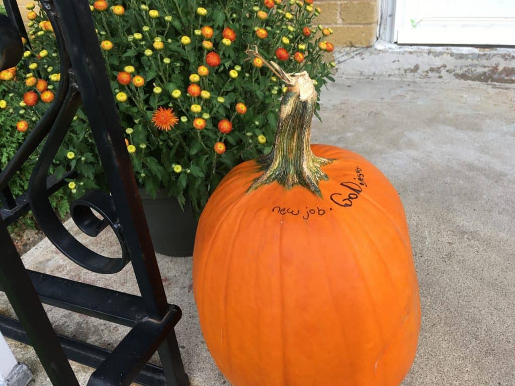 gratitude pumpkin