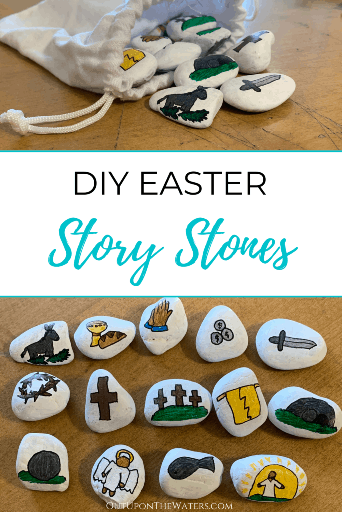 DIY Easter story stones