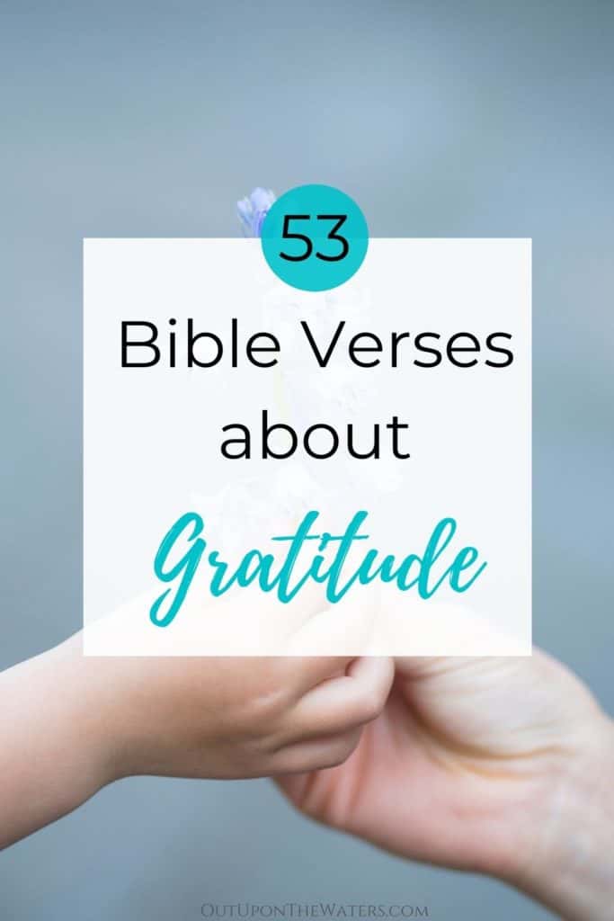 Bible verses about gratitude