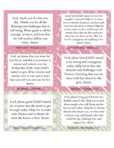 18 Powerful Back to School Prayers with Bible Verses - Out Upon the Waters