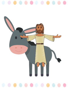 Pin Jesus on the Donkey - A Palm Sunday Game for Kids