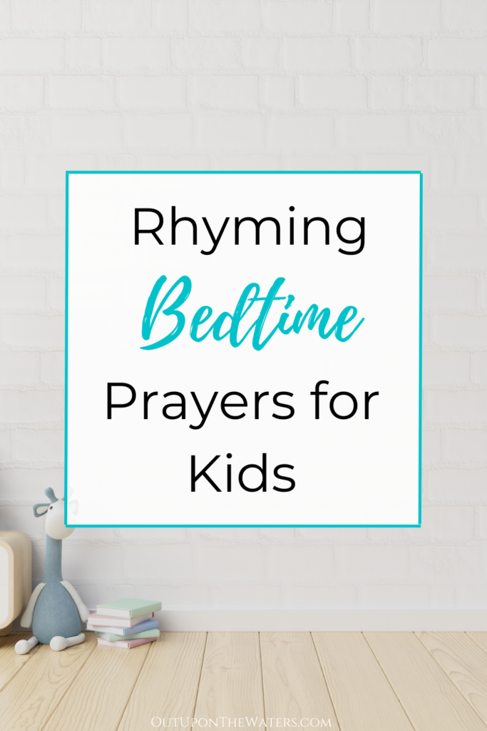 rhyming bedtime prayers for kids