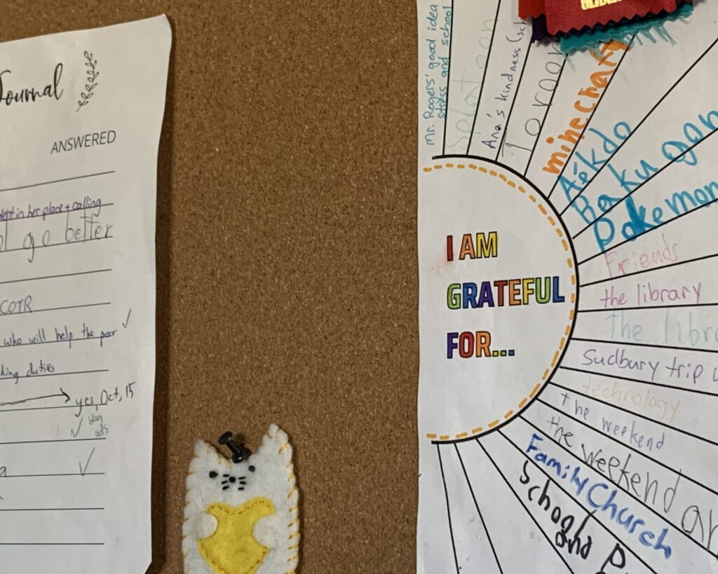 DIY prayer board