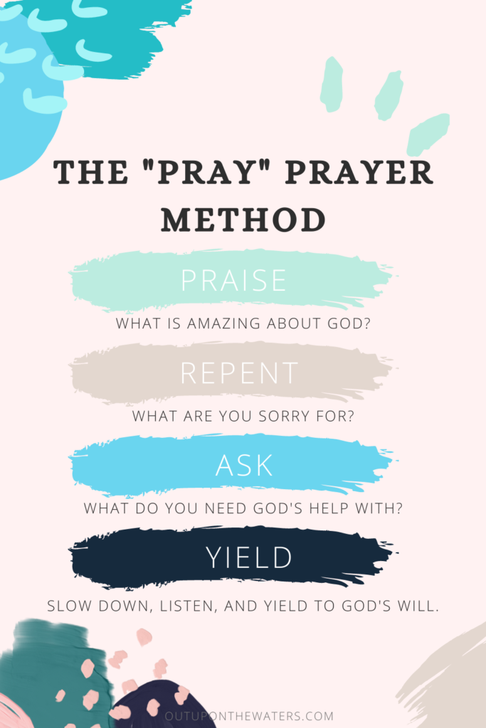 the PRAY prayer acronym