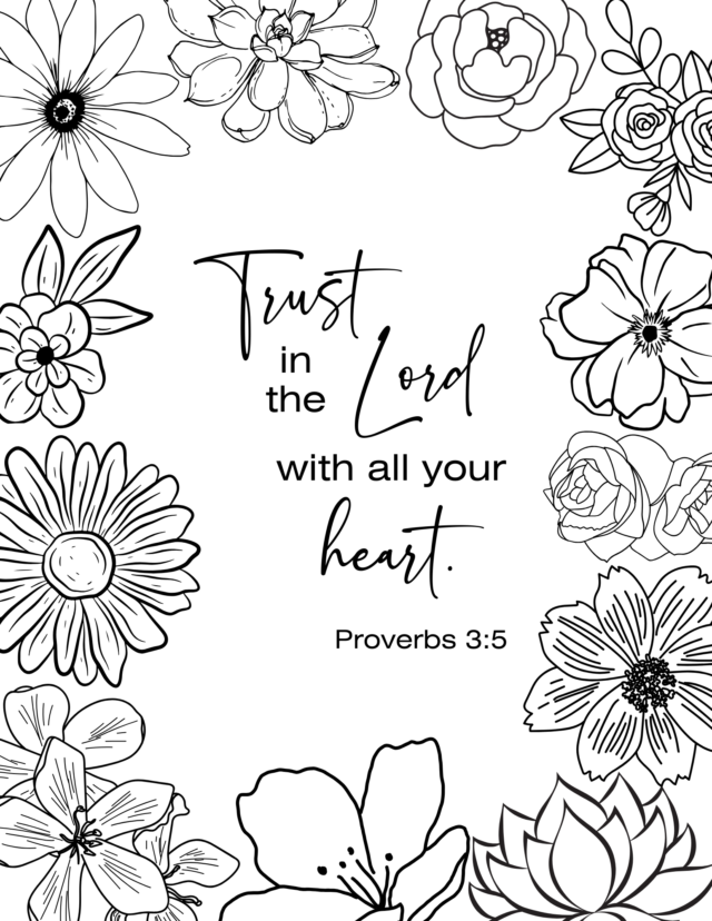 Free Printable Bible Verse Coloring Pages - Out Upon the Waters