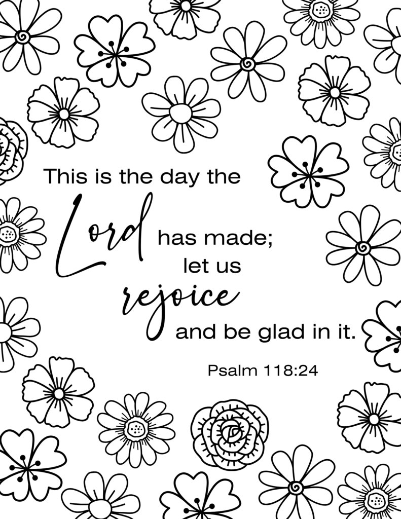 Free Printable Bible Verse Coloring Pages - Out Upon the Waters