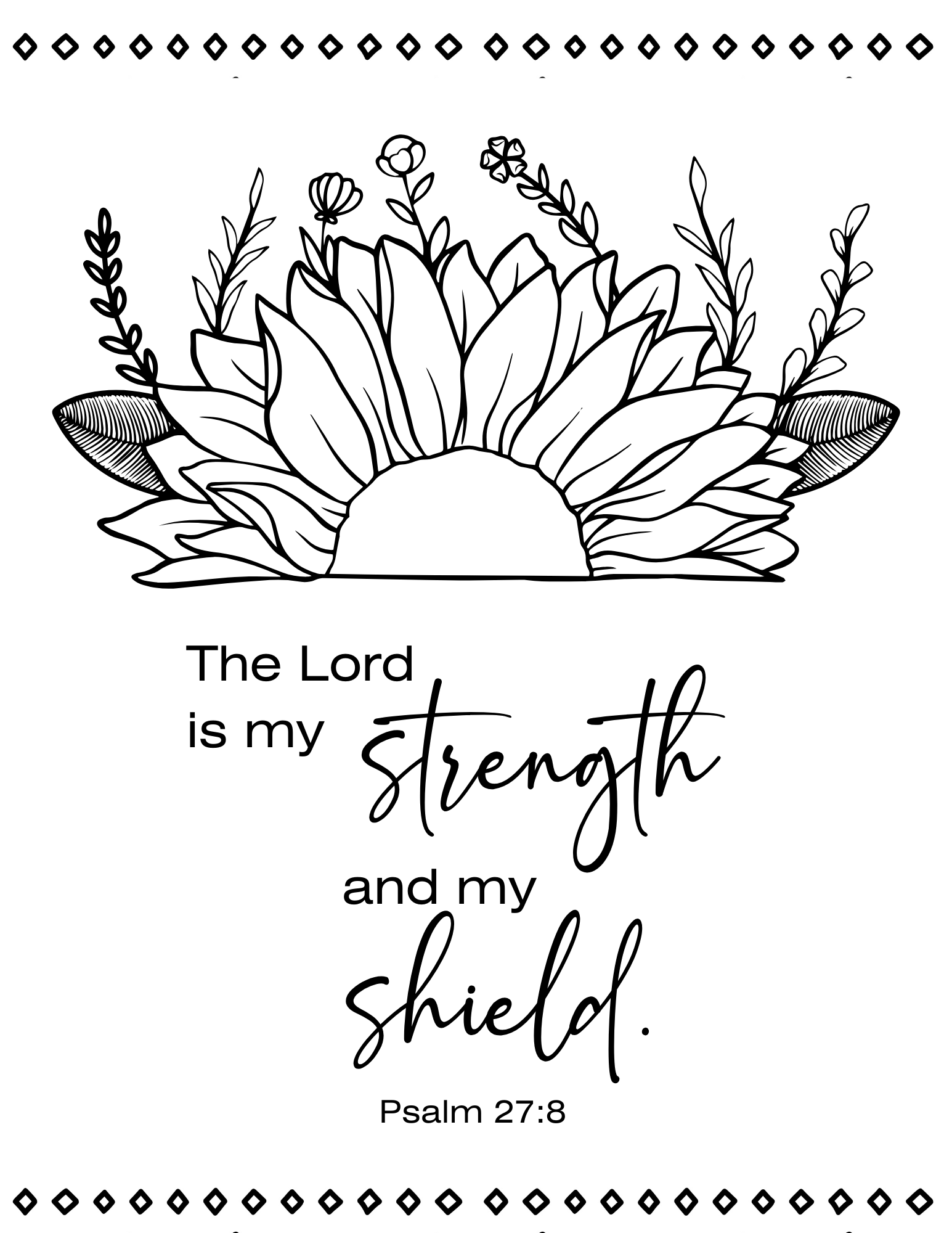 Free Printable Bible Verse Coloring Pages - Out Upon The Waters