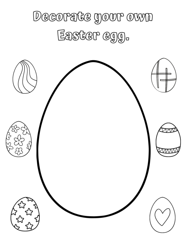 Free Printable Christian Easter Coloring and Activity Pages - Out Upon ...