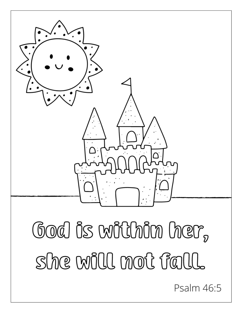 Free Printable Proverbs and Psalms Coloring Pages - Out Upon the Waters