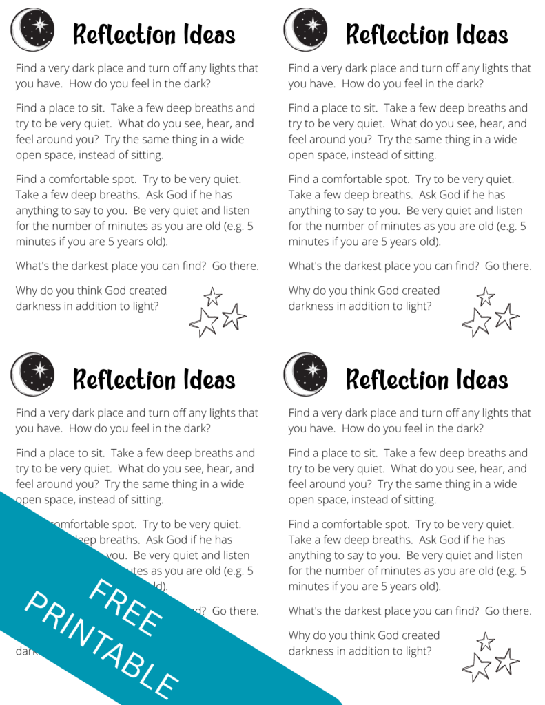 nature reflection prompts for kids