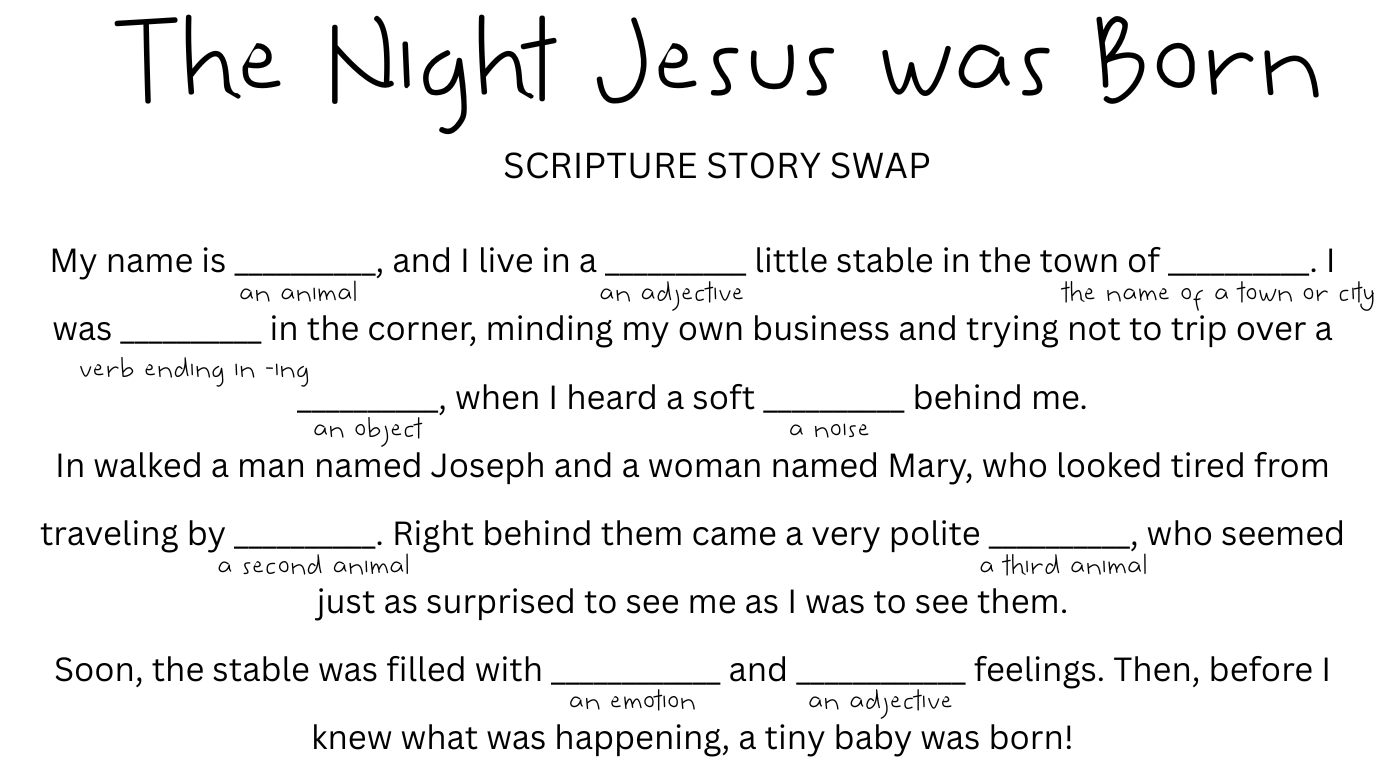 Birth Of Jesus Christ Story Script