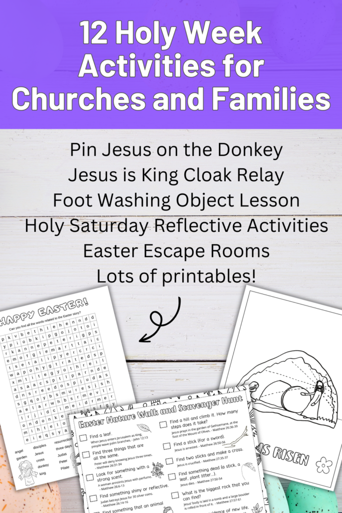 12 Holy Week activities for churches and families