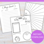 free printable prayer journal pages